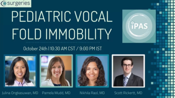 Pediatric Vocal Cord Immobility